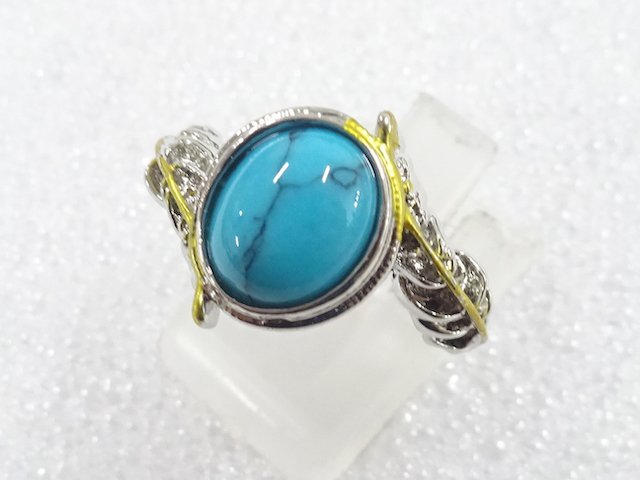 COLORED STONE FASHION RING / JP SIZE 15.5